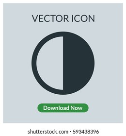 Contrast Vector Icon