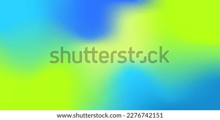 Contrasting blurred background. Salad, blue, blue and yellow colors. Suitable as a template for social media and other graphic designs. Gradient.
