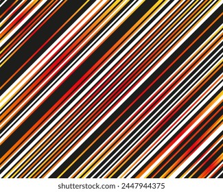 Contrasting design with diagonal white, black and orange-red stripes. A general design for any purpose. Vector illustration