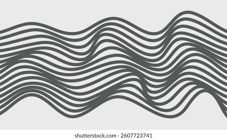 Contrasting flowing waves from edges with central negative space
