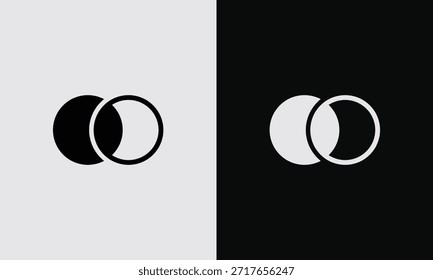 Contrasting Overlapping Circles Representing Duality