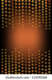 Contrasting stars background with a place for own text