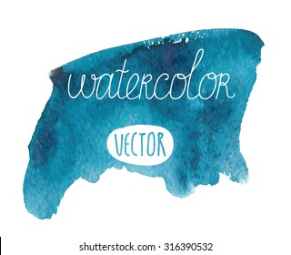 contrasting watercolor vector