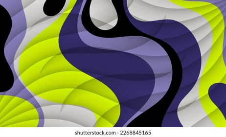 Kontraststarker, gestreifter Hintergrund. Eine schöne Illustration für Innendekoration, Firmendesigns, Blogs, Postkarten, Poster und Ihre anderen Projekte. Vektorgrafik. 