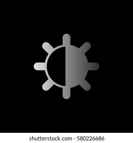 contrasts -  black vector icon