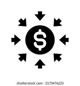Contribute Icon Vector Symbol Design Illustration