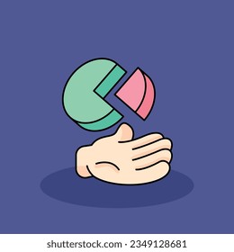 Kostenlose Vektorgrafik-Icon-Illustration für den Beitrag. Kundenerlebnissymbol-Konzept einzeln . flacher Cartoon-Stil