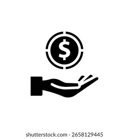 Contribution icon logo sign set vector outline