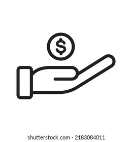 Contribution icon vector image. Can also be used for Project Management. Suitable for mobile apps, web apps and print media.