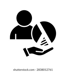 Contributor Glyph Icon Vector Illustration