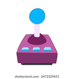 control arcade joystick cartoon. machine video, old stick, controller isometric control arcade joystick sign. isolated symbol vector illustration