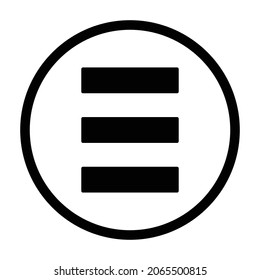 control button icon design vector