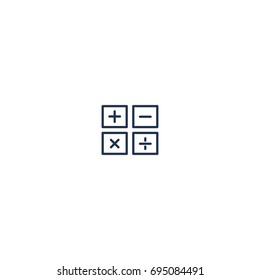 Control button icon. sign design