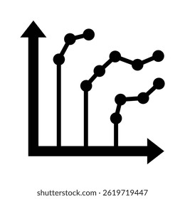Control Chart Icon Element For Design