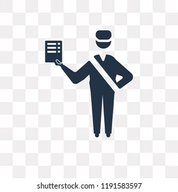 Control Check vector icon isolated on transparent background, Control Check transparency concept can be used web and mobile