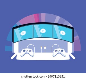 control and display games entertainment
