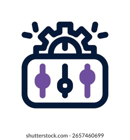 control duotone icon. Sleek and modern vector icon for websites, mobile apps, marketing materials, and corporate design. Fully scalable and ready to use.