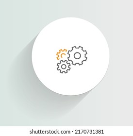 Control Framework icon vector design