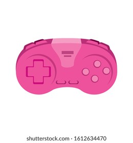 control game nineties style isolated icon vector illustration design