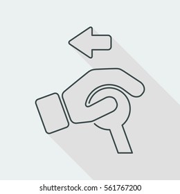 Control handle icon - Thin series