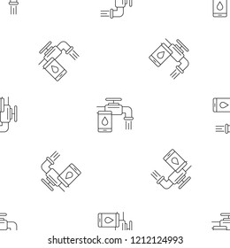 Control home water tap pattern seamless vector repeat geometric for any web design