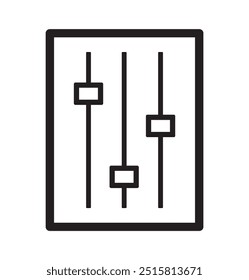 control icon isolated on clean background. Virtual interactive control icon concept drawing icon in modern style. Vector design eps 10