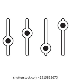 control icon isolated on clean background. Virtual interactive control icon concept drawing icon in modern style. Vector design eps 10