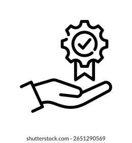 Control Icon Line Vector Illustration