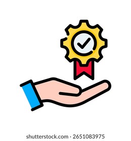 Control Icon Lineal Color Vector Illustration