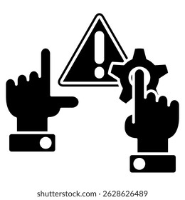 Control icon represented by Control symbol Black Filled style.