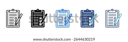 Control icon set multiple style collection