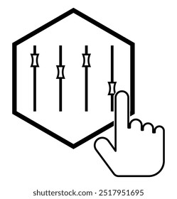 Control icon. Set of quality control related line icons. Check, review, approve, checkmark etc. Editable stroke. design eps 10