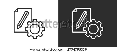 Control Icon Set Vector Collection Isolated In Black And White