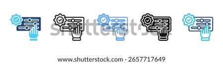 Control icon sheet multiple style collection