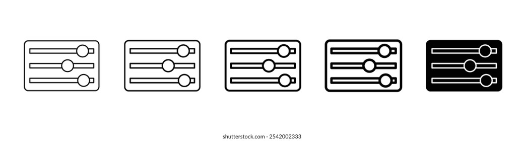 ícone de controle Simples ilustração de estrutura de tópicos