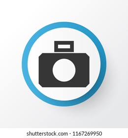 Control icon symbol. Premium quality isolated traffic camera element in trendy style.