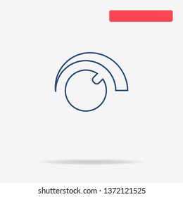 Control icon. Vector concept illustration for design.