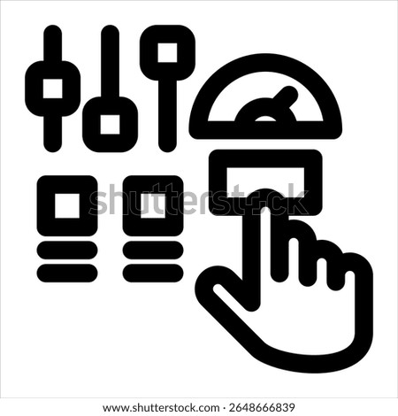 control icon vector illustration on white background