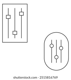 control icon vector symbol design eps 10