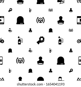 control icons pattern seamless. Included editable filled Autopilot, Services, tax consultant, Future technology, Disinfection service icons. control icons for web and mobile.