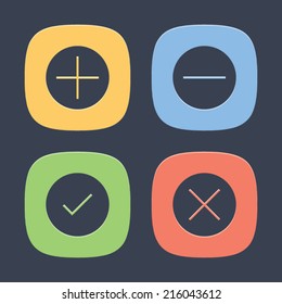 Control icons set