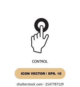 control icons  symbol vector elements for infographic web