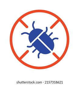 Controlar las plagas de insectos. Proteger las plantas del icono de glifos vectores de naufragios. Símbolo gráfico para agricultura, jardín y plantas sitio web y diseño de aplicaciones, logotipo, aplicación, interfaz de usuario