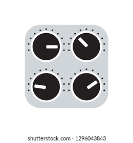 Control Knobs emoji vector