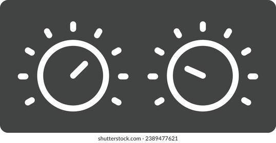 Control Knobs icon vector image. Suitable for mobile application web application and print media.