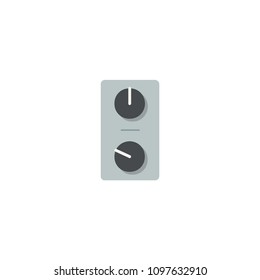 Control Knobs Vector Icon