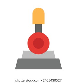 Control Lever Vector Flat Icon For Personal And Commercial Use.
