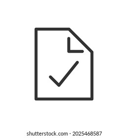 Control minimal line icon. Web stroke symbol design. Control sign isolated on a white background. Premium line icon.