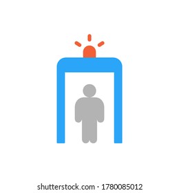 Control, icono del museo. Elementos de vector de color simples de iconos de cosas históricas para ui y ux, sitio web o aplicación móvil