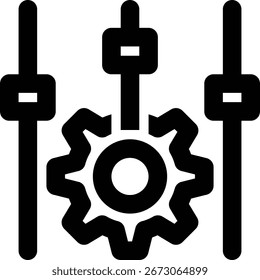 Control, Options, Setting Outline Icon